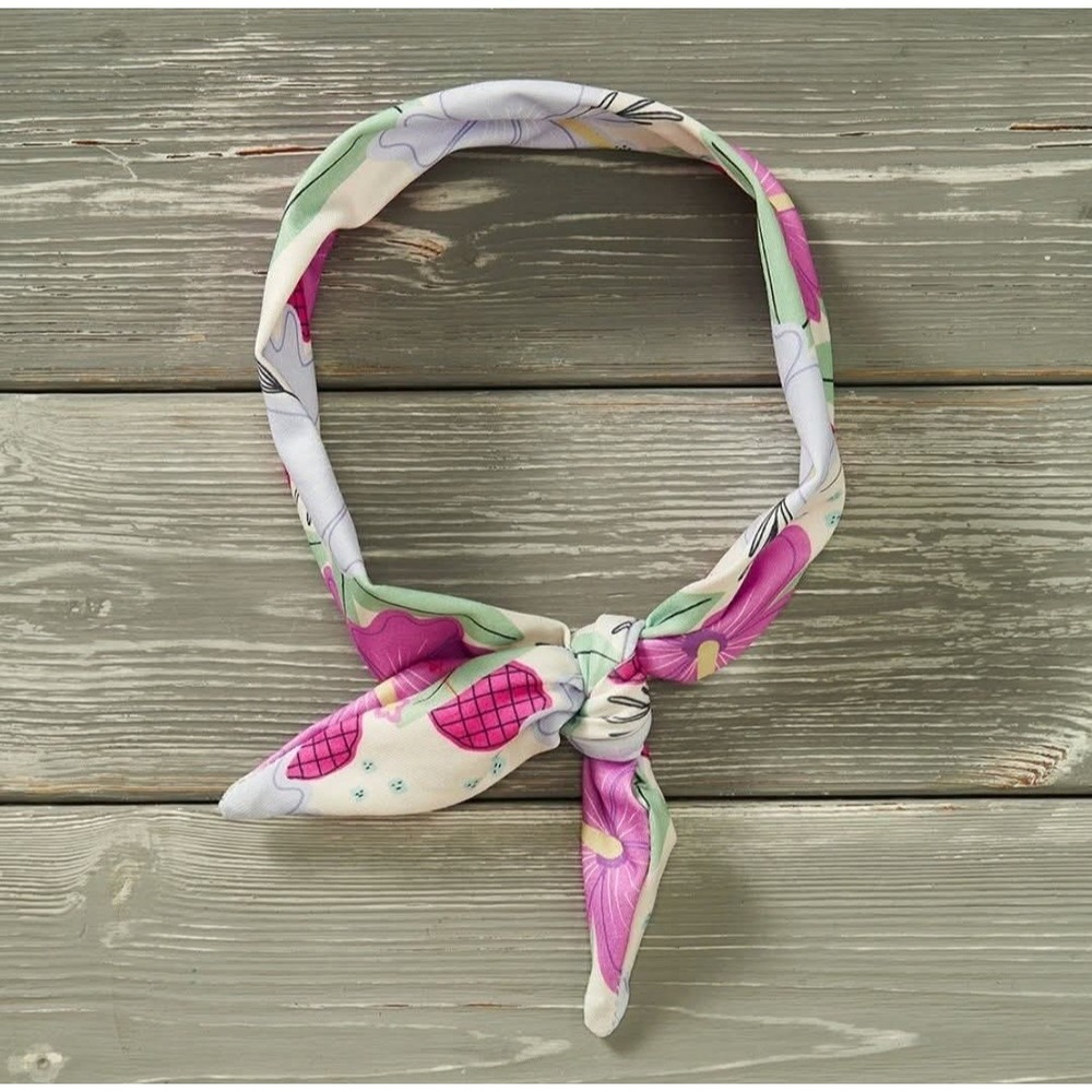 Pete And Lucy Tie Headband Hibiscus In The Breeze NWTโ